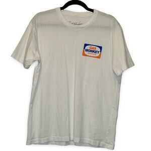 Gas Monkey Graphic Tee Men's Size Large Logo Gearhead Moto Motorhead Auto Car‎